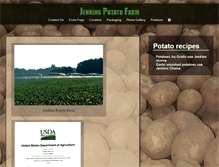 Tablet Screenshot of jenkinspotatofarm.com